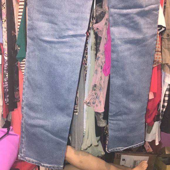 Mens Like New OLD NAVY SLIM FIT Blue Jeans aged look 32/34 - Picture 7 of 8